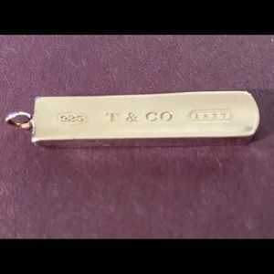 Tiffany & Co Sterling Silver bar charm/pendant